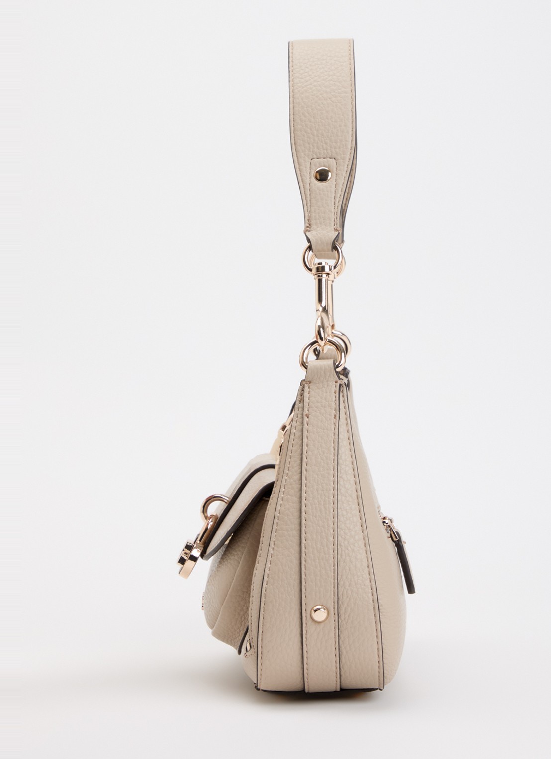 GUESS Jessa schoudertas met afneembare schouderriem - detail 2 taupe