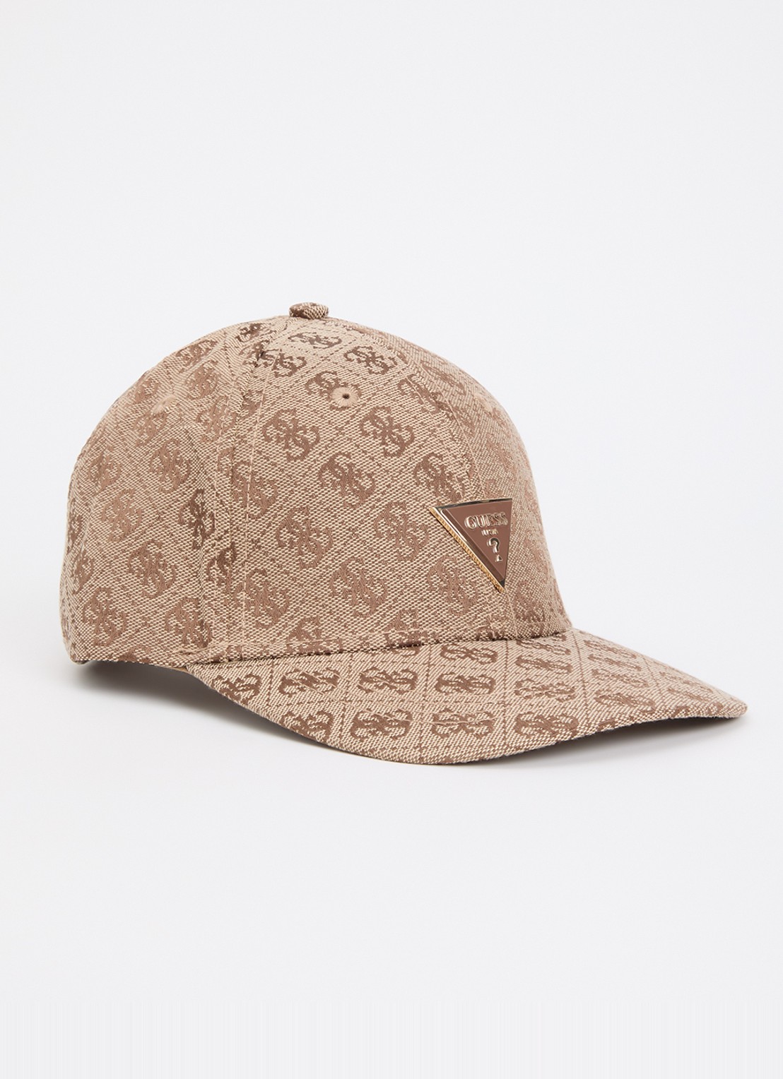 GUESS Katya pet met logoprint - voorkant 2 camel
