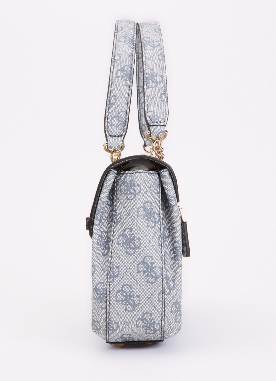 GUESS Kaya schoudertas met logoprint - detail 6 indigo