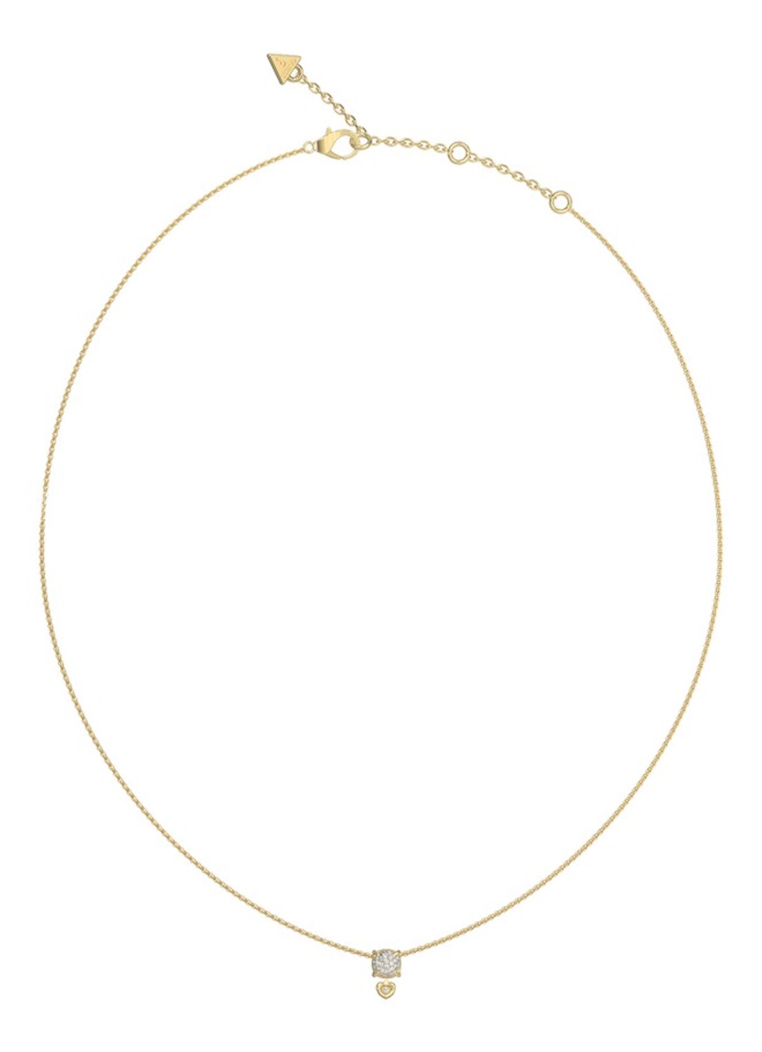 GUESS Ketting JUBN05467JWYGT-U  - voorkant goud
