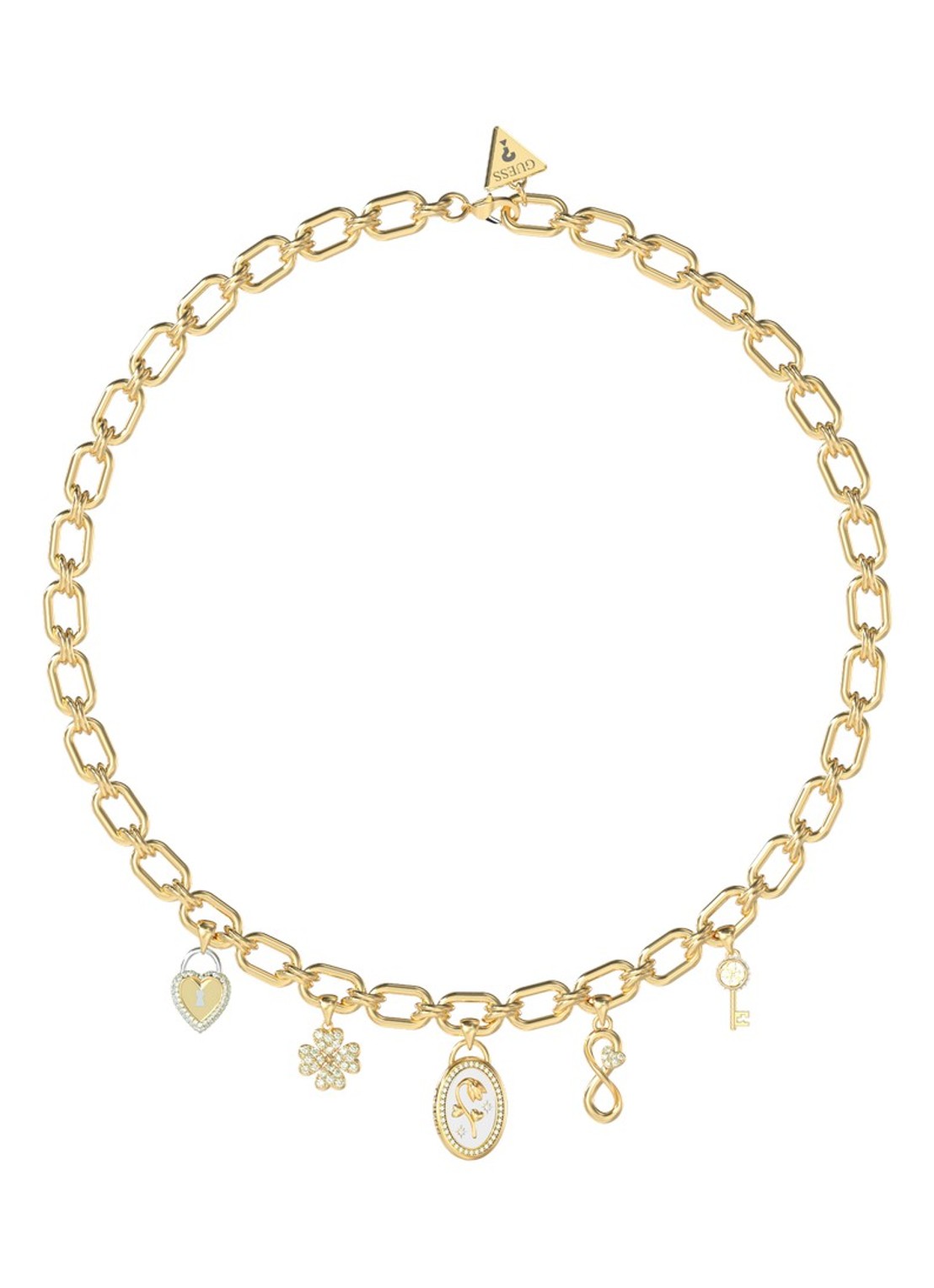 GUESS Ketting JUBN06041JWYGT-U - voorkant goud