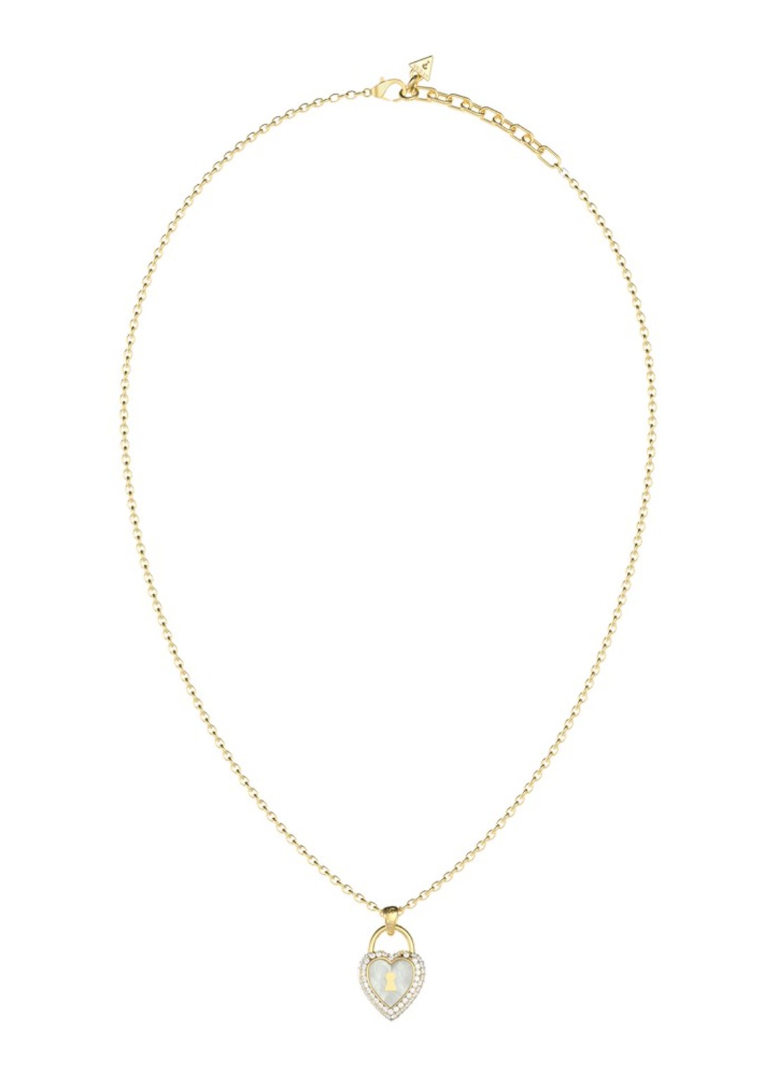 GUESS Ketting JUBN06063JWYGT-U - voorkant goud