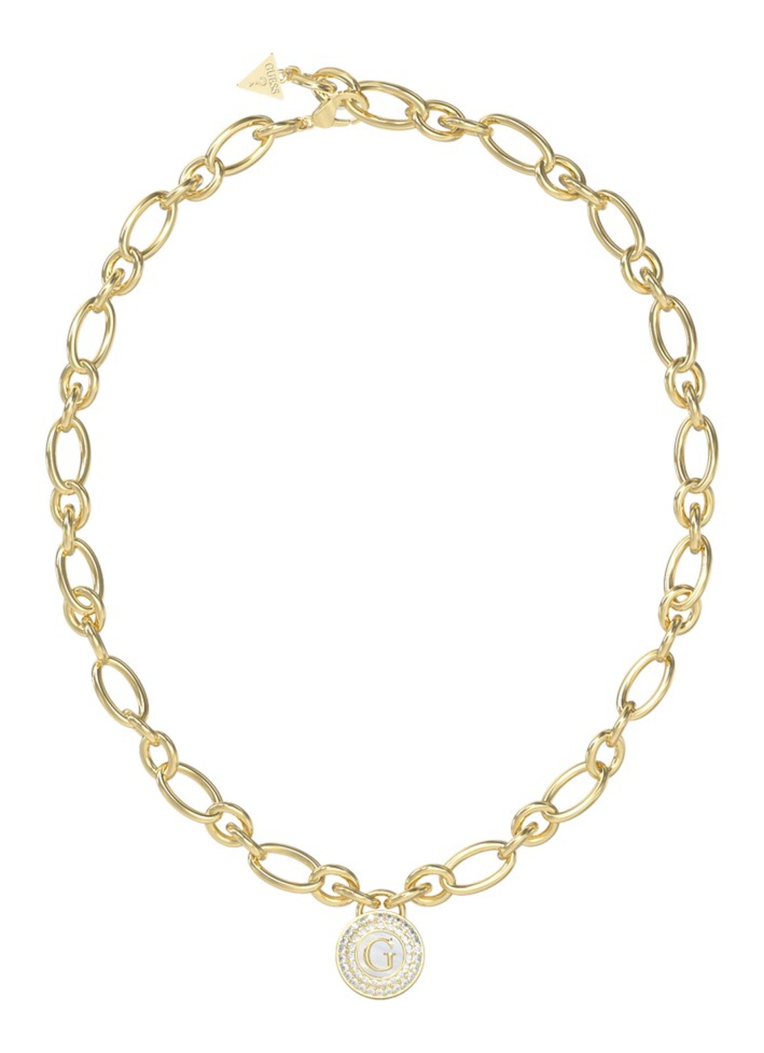 GUESS Ketting JUBN06193JWYGT-U - voorkant goud