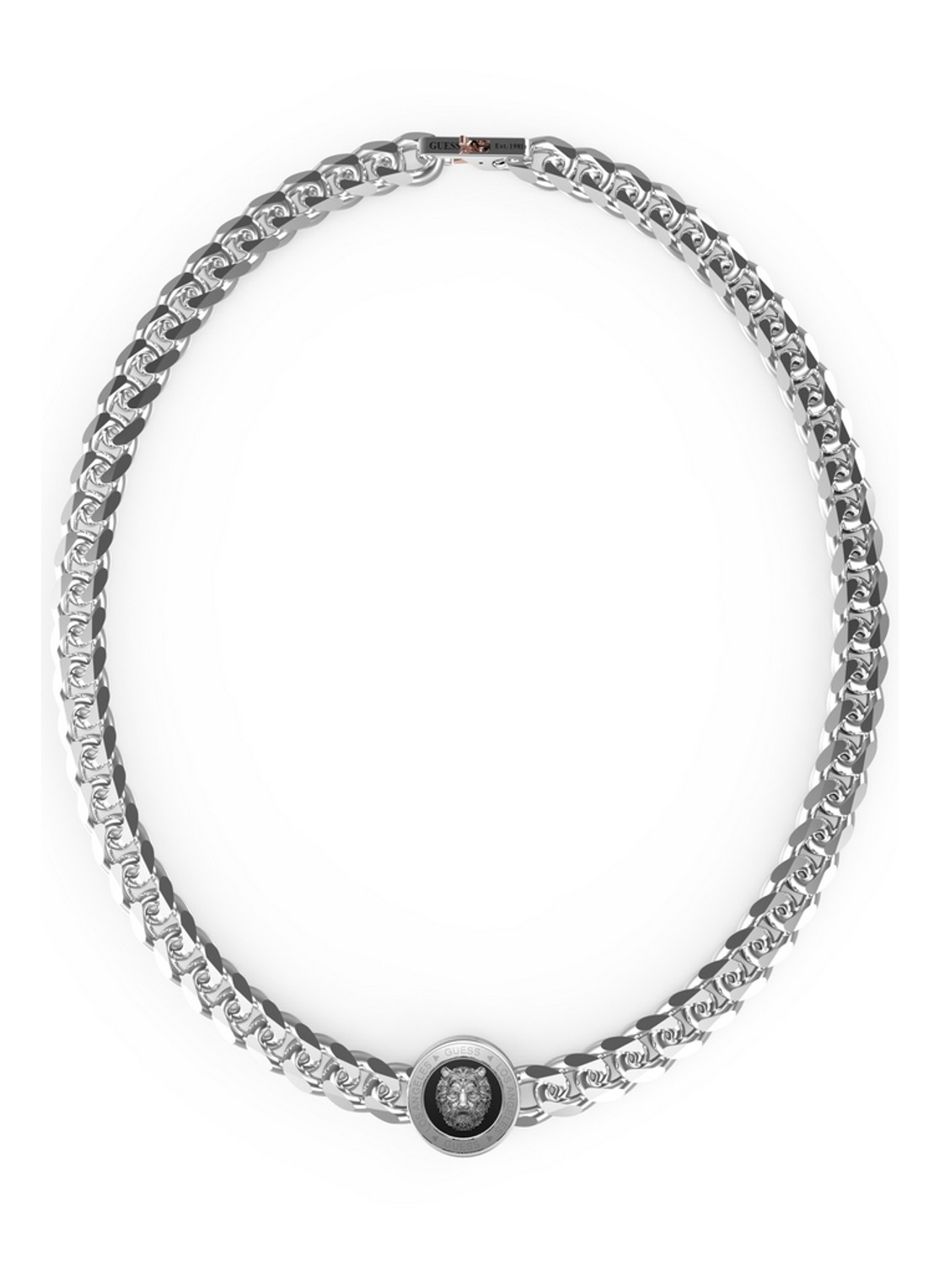 GUESS Ketting JUMN01313JWSTBKT-U - voorkant zilver