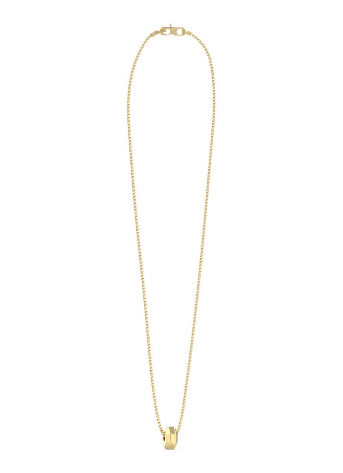 GUESS Ketting JUMN05092JWYGT-U  - voorkant goud