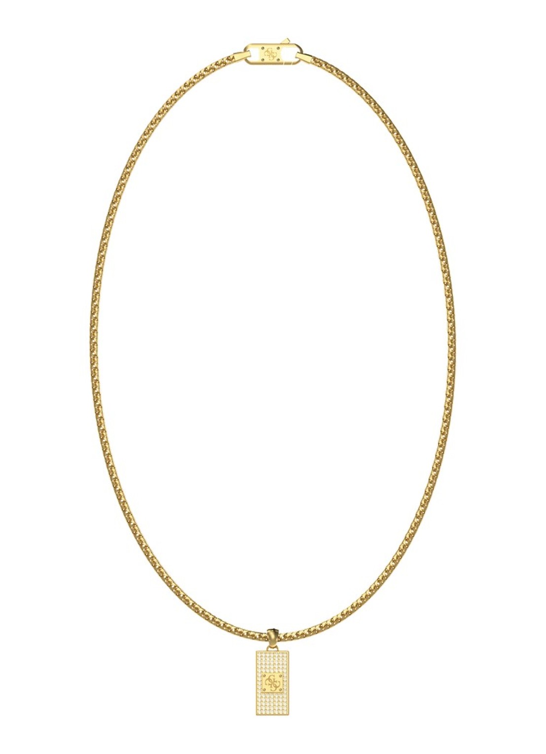 GUESS ketting  JUMN06030JWYGT-U - voorkant goud