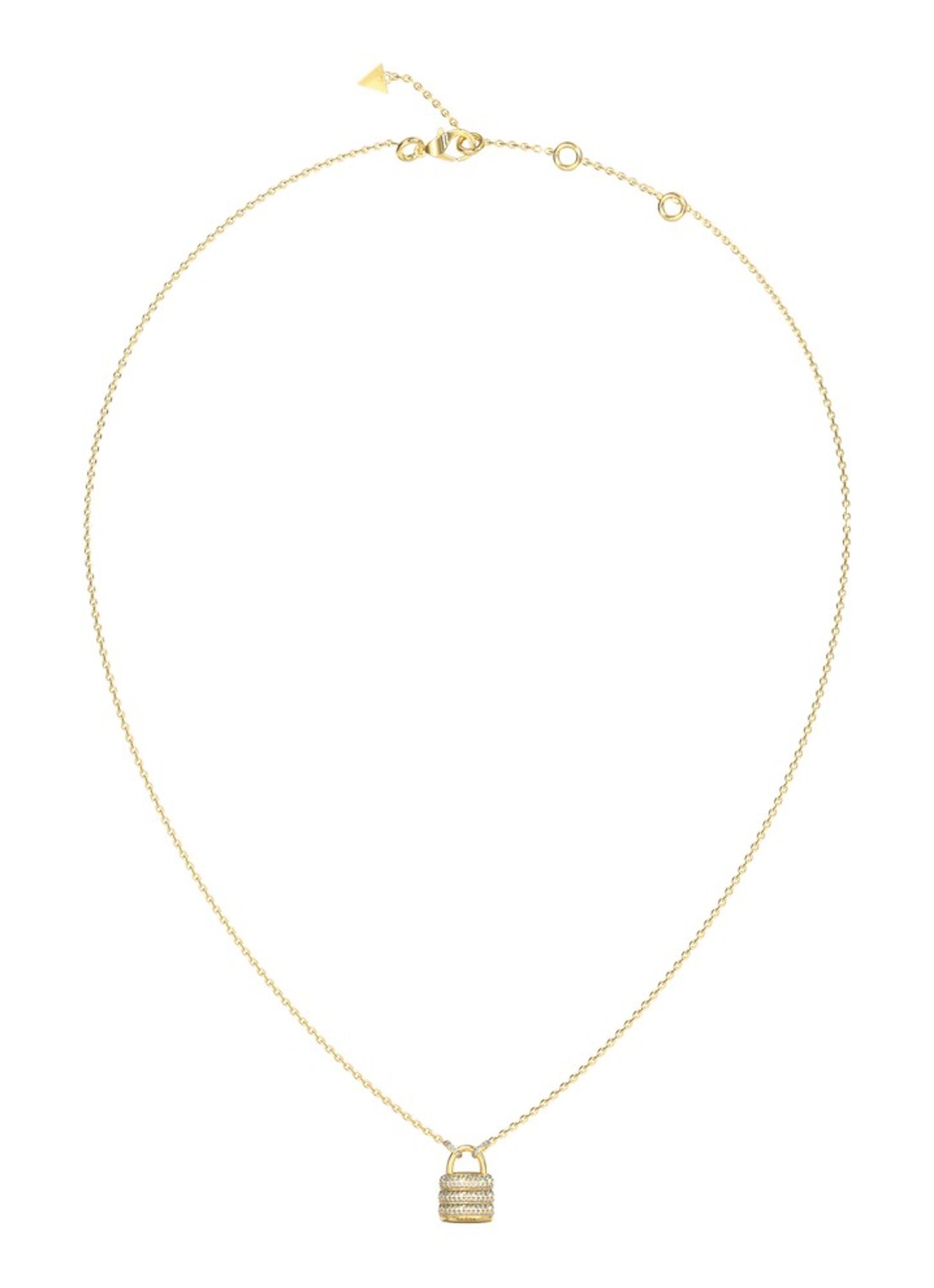 GUESS Ketting met hanger JUBN05417JWYGT-U  - voorkant goud