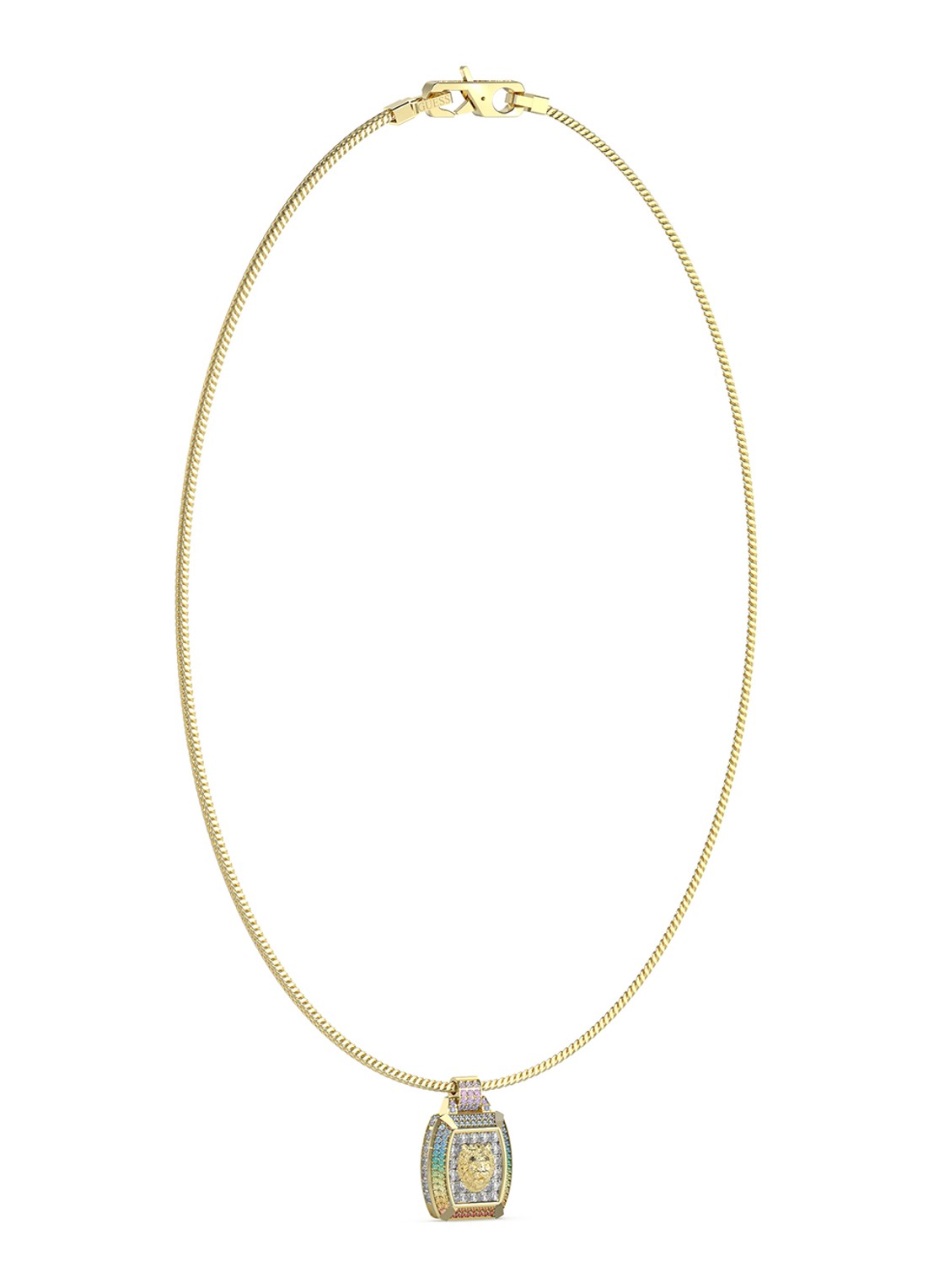 GUESS Ketting met hanger JUMN05033JWYGMCT-U  - voorkant goud
