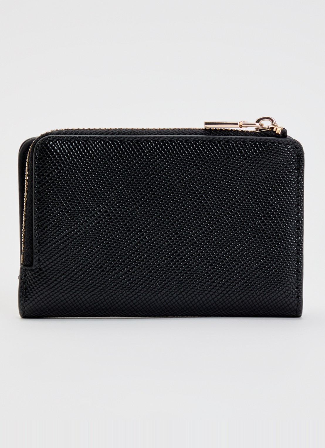 GUESS Laurel portemonnee met logo - achterkant 3 zwart
