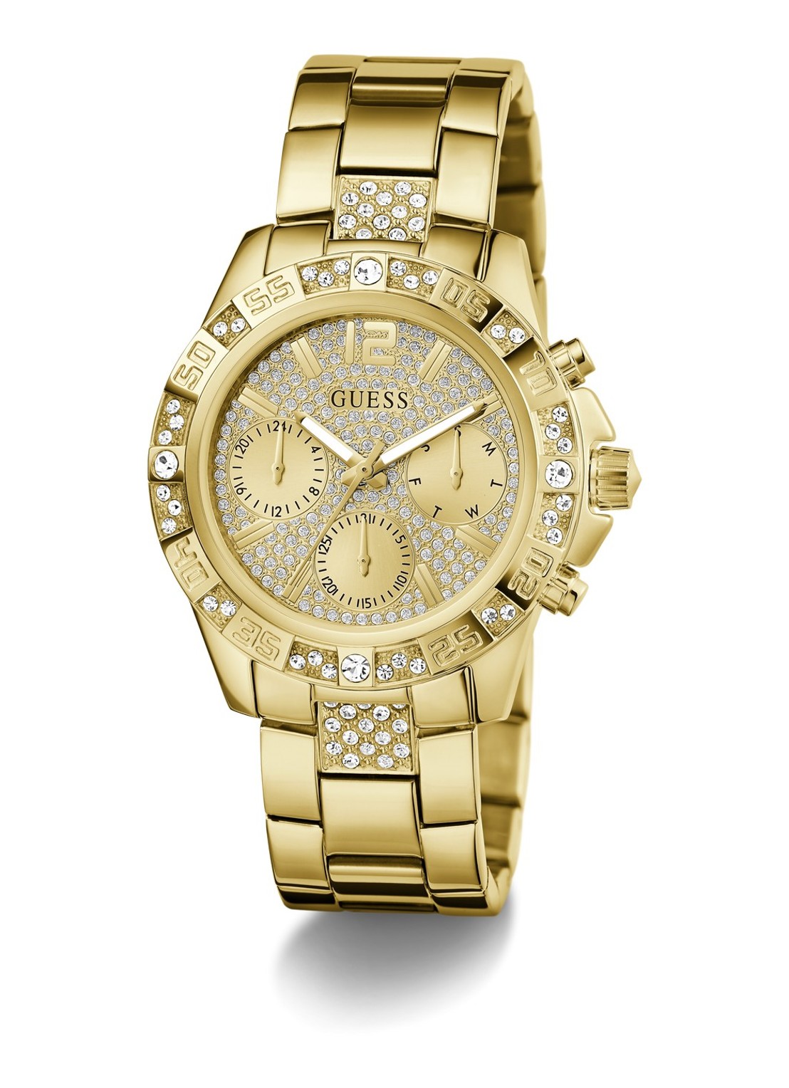 GUESS Majesty horloge GW0771L2 - detail goud