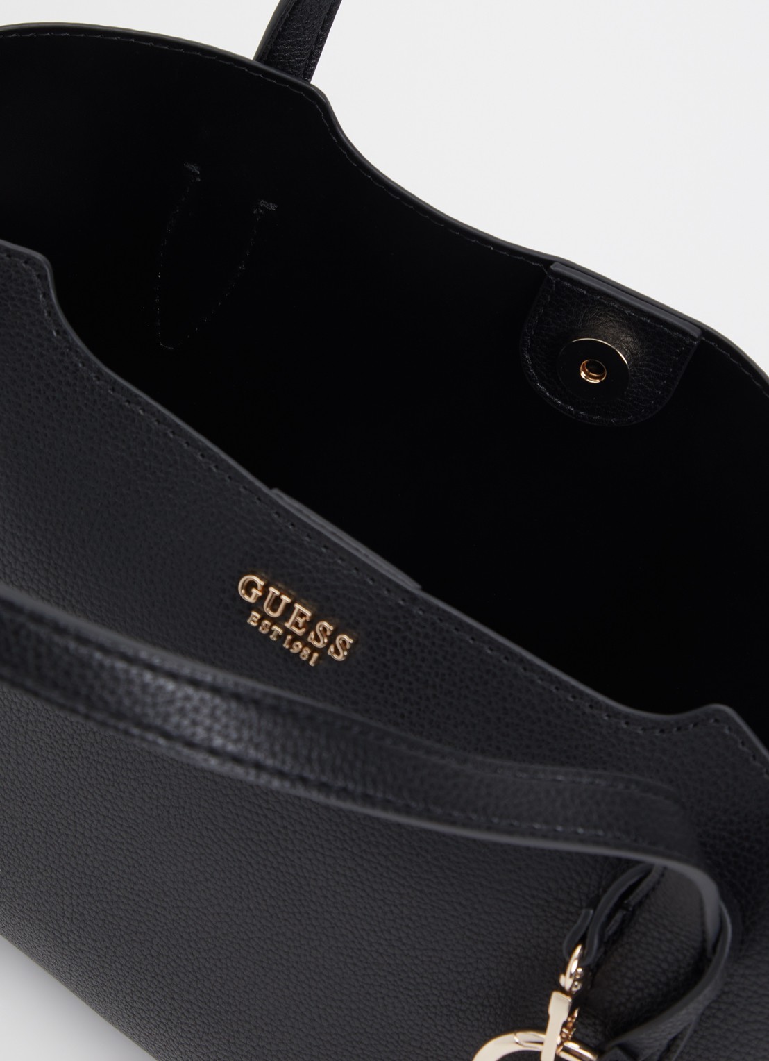 GUESS Melody handtas met uitneembaar etui en afneembare schouderriem - detail 2 zwart