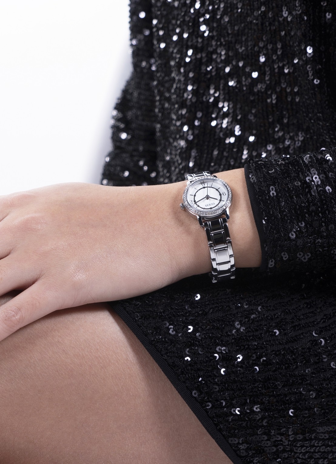 GUESS Melody horloge GW0468L1 - detail 5 zilver