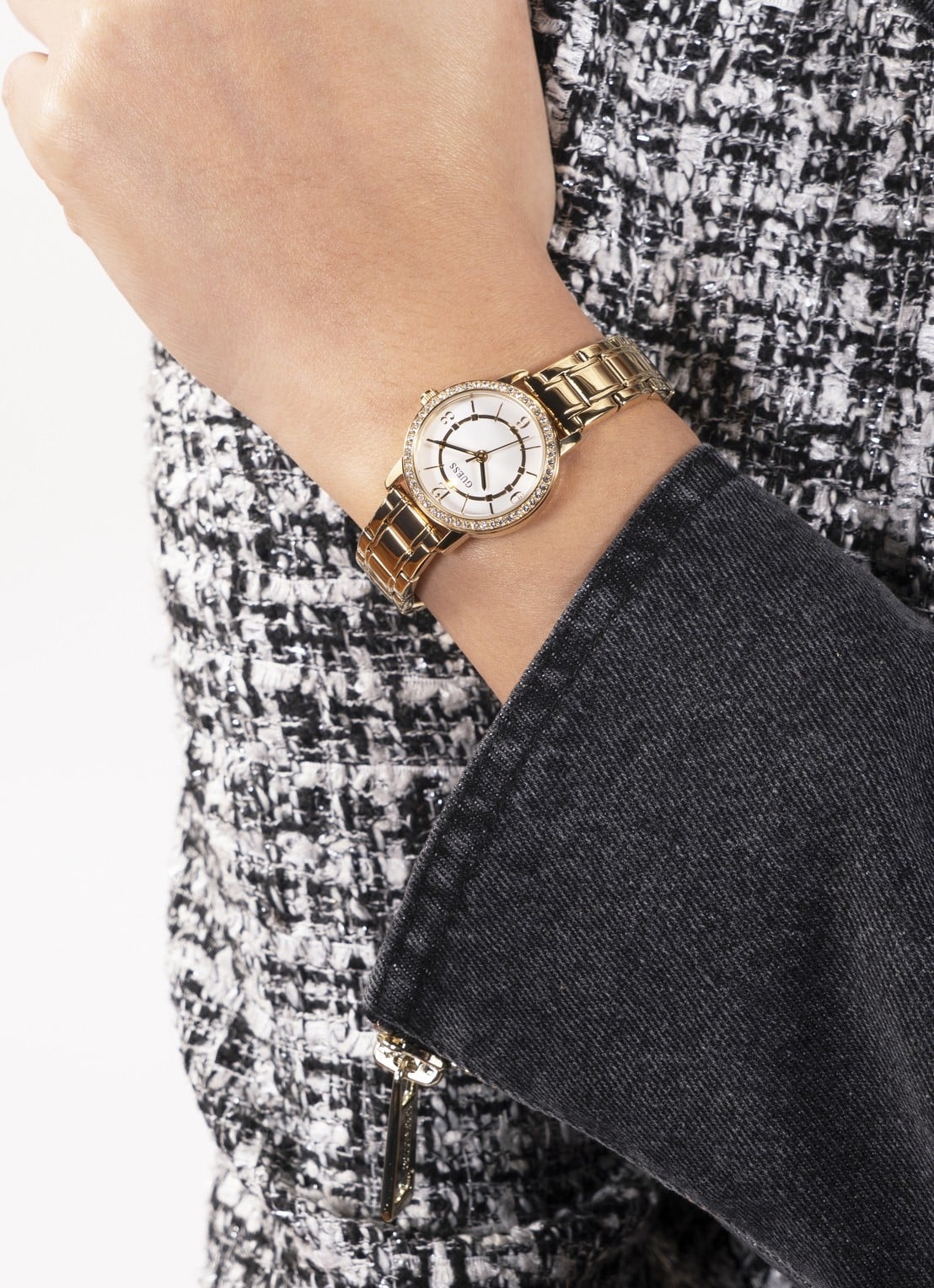 GUESS Melody horloge GW0468L2 - detail 3 goud