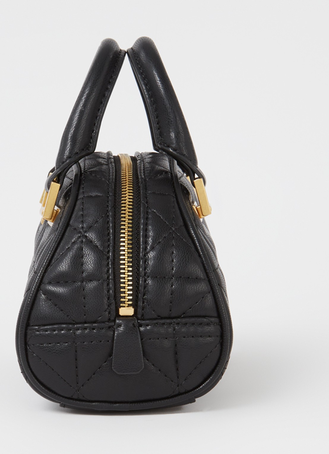 GUESS Mildred quilted handtas met afneembare schouderriem  - detail 6 zwart