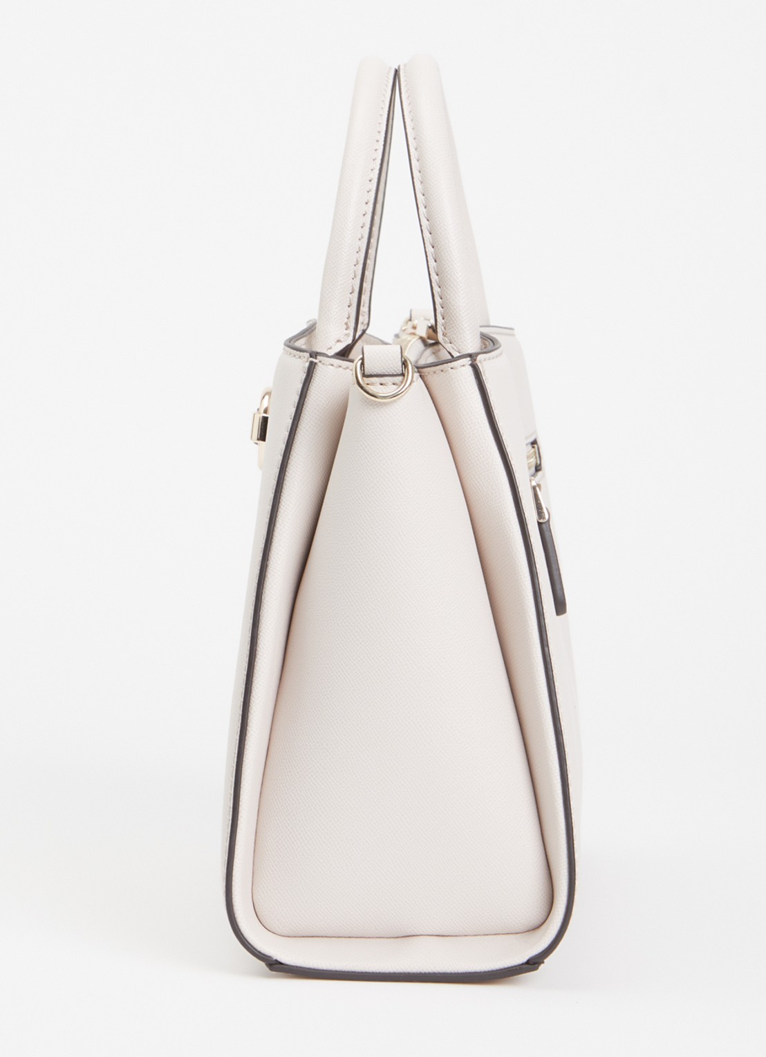GUESS Mimina handtas met afneembare schouderriem - detail 6 lichtgrijs