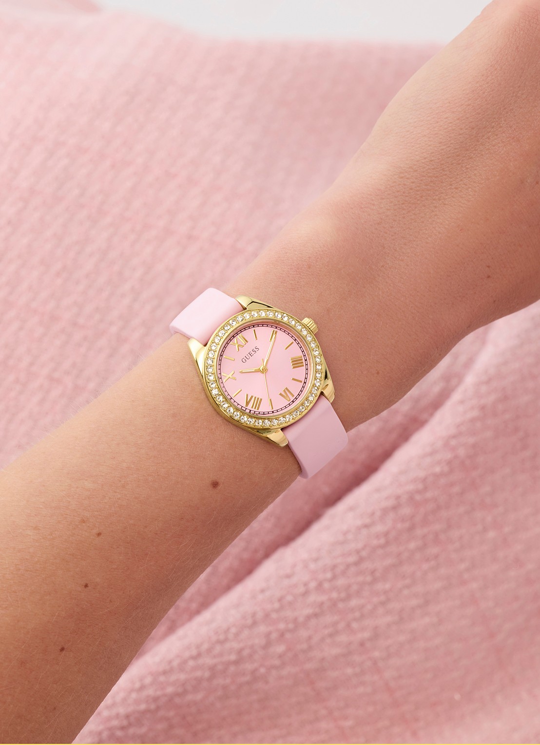 GUESS Mini Luna horloge GW1000L2 - detail 3 goud