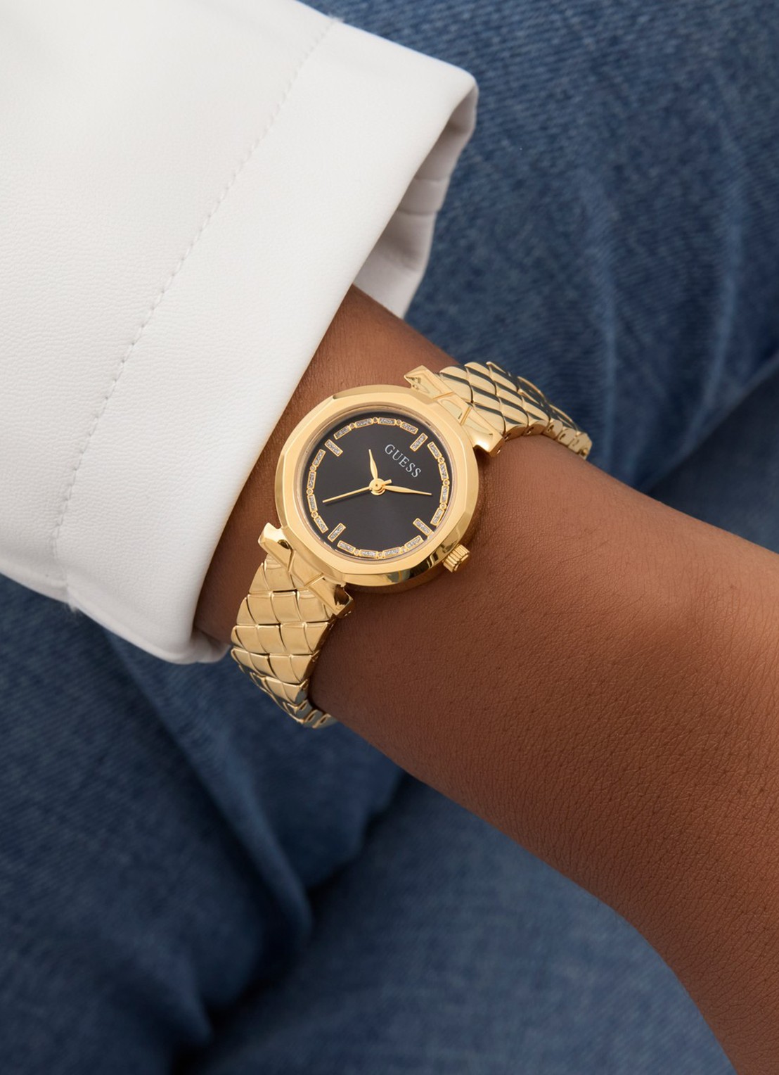 GUESS Mini Rumour horloge GW0839L2 - detail 3 goud