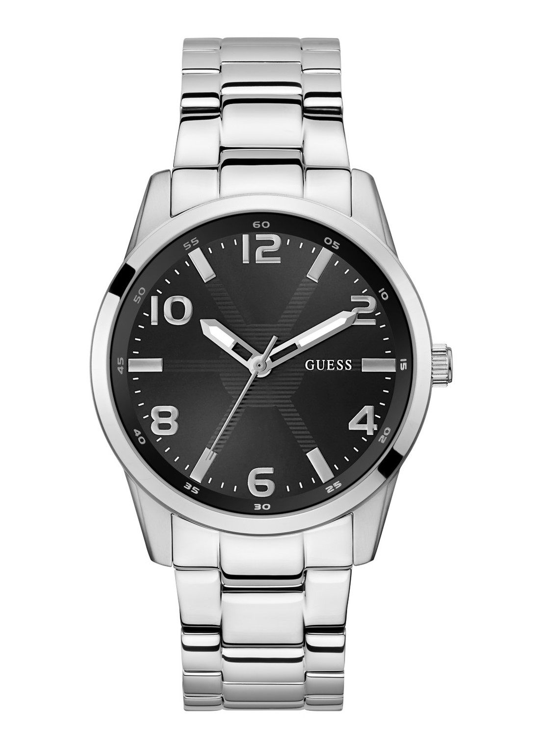GUESS Monte horloge GW0804G2 - voorkant zilver