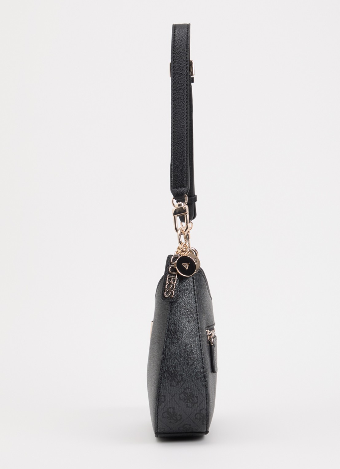 GUESS Noelle II handtas met logoprint  - detail 5 antraciet