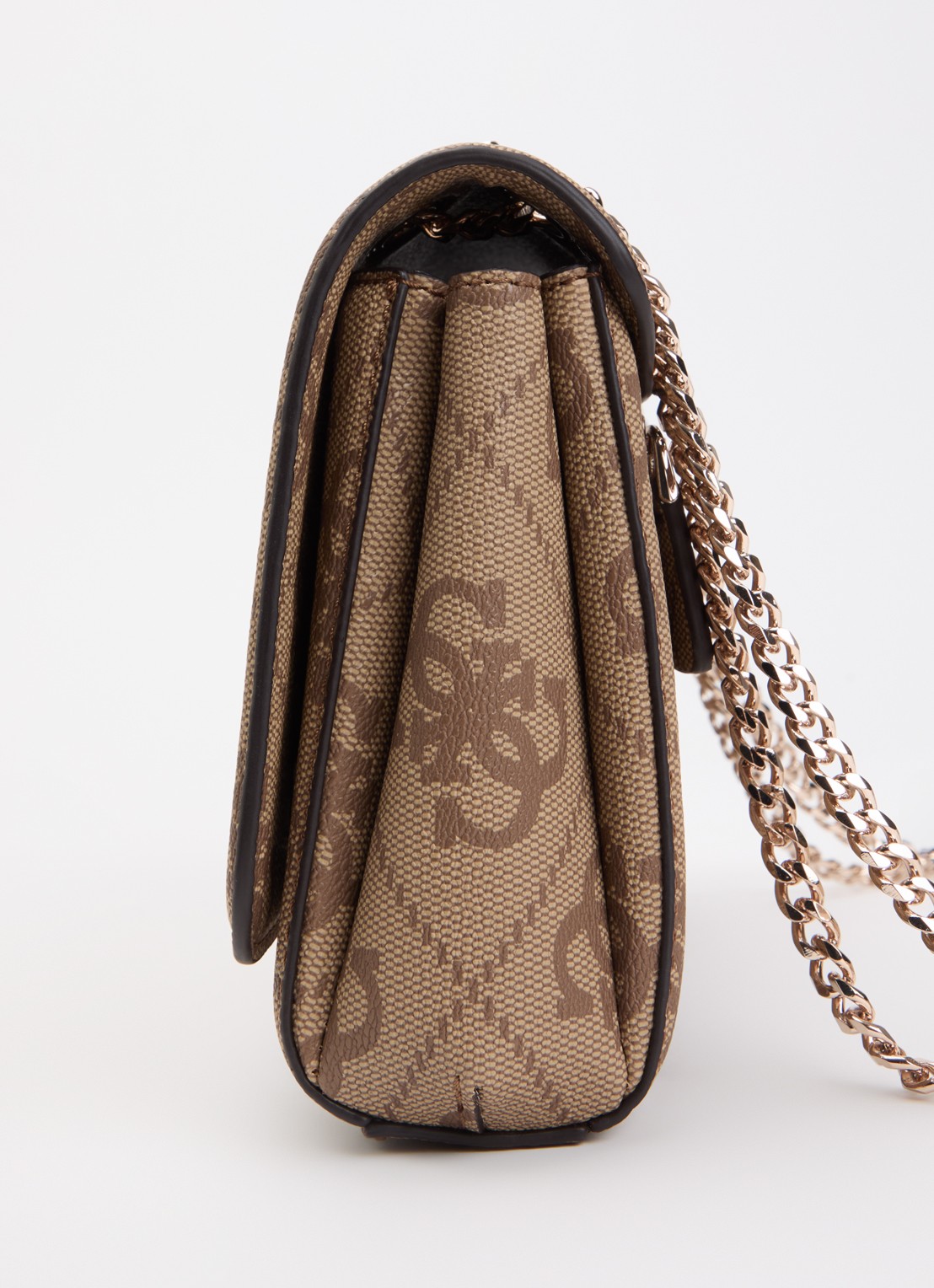 GUESS Noelle II schoudertas met logo - detail 5 lichtbruin