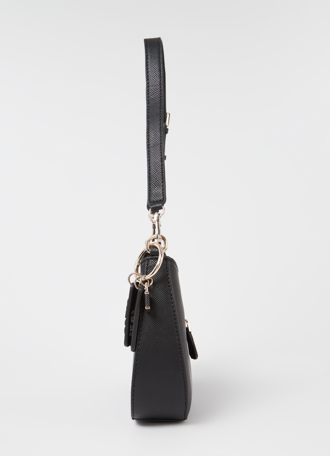 GUESS Noelle schoudertas met logo - detail 3 zwart