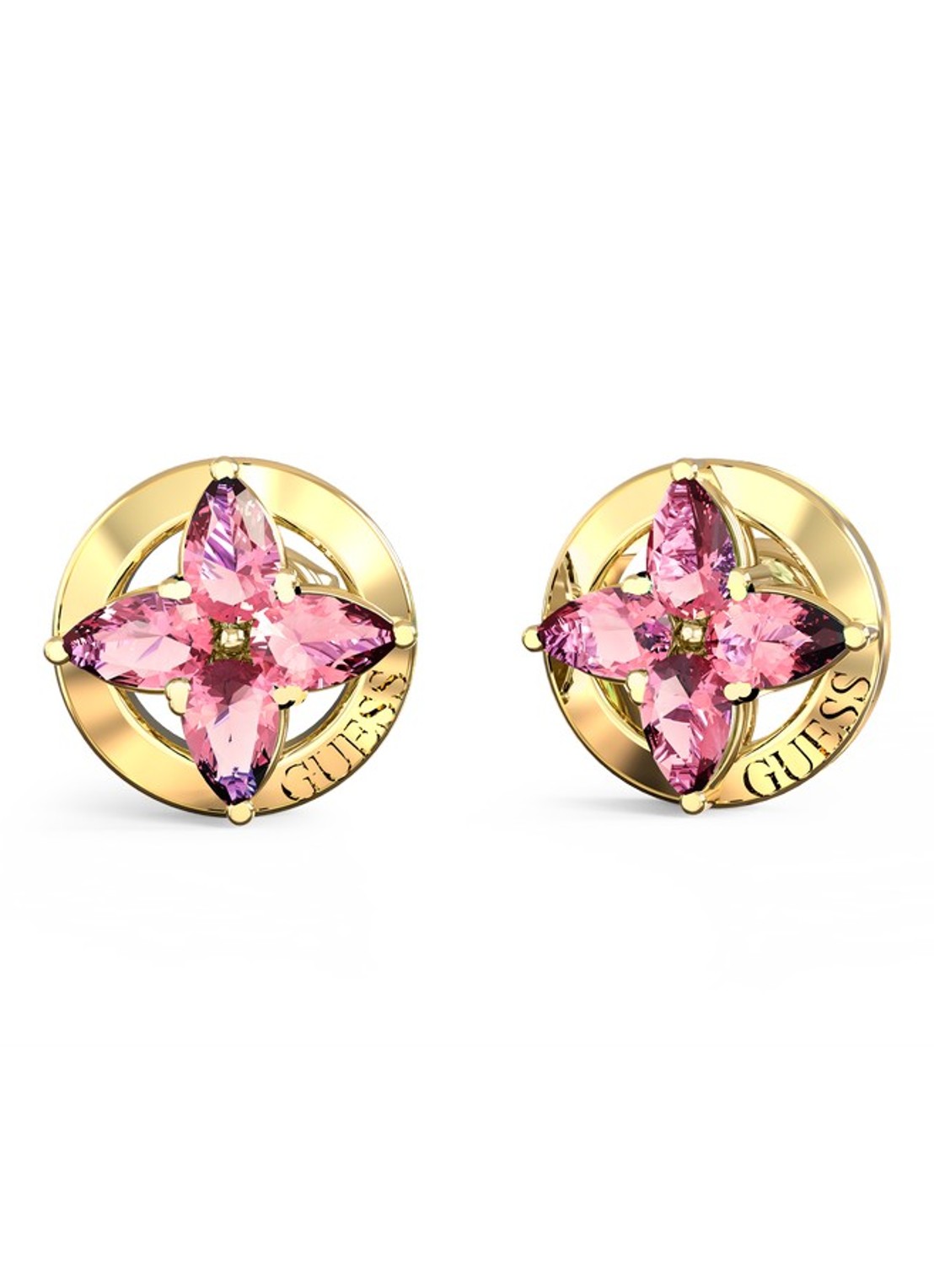 GUESS Oorknopjes JUBE06040JWYGPKT-U - voorkant goud