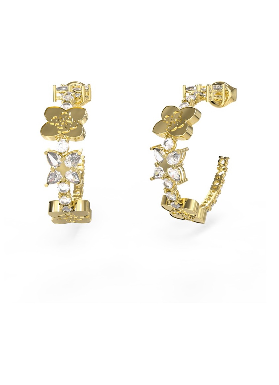 GUESS Oorringen JUBE05505JWYGT-U  - voorkant goud