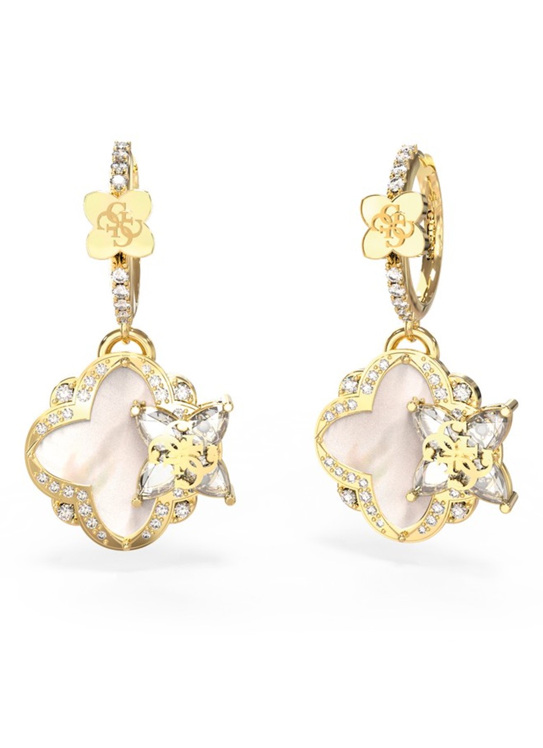 GUESS Oorringen JUBE05583JWYGT-U  - voorkant goud