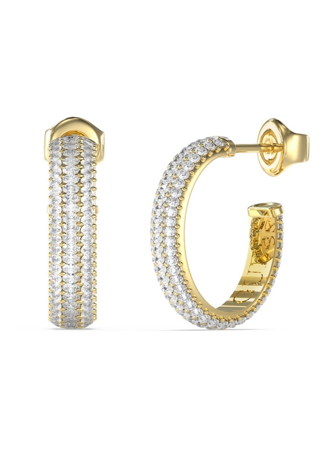 GUESS Oorringen JUBE06020JWYGT-U - voorkant goud