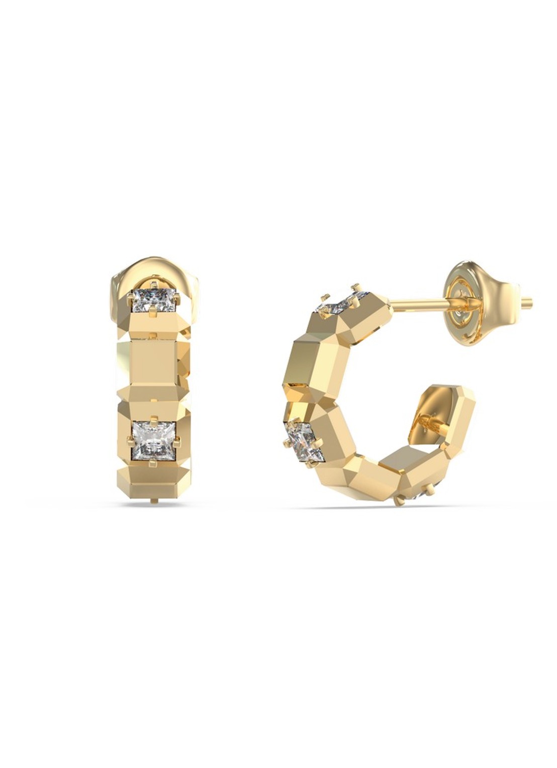 GUESS Oorringen JUBE06183JWYGT-U - voorkant goud