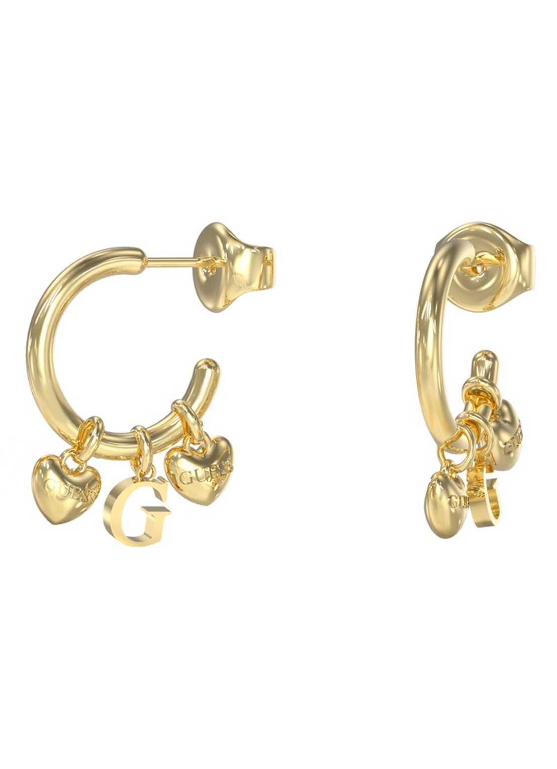 GUESS Oorringen JUBE06198JWYGT-U - voorkant goud