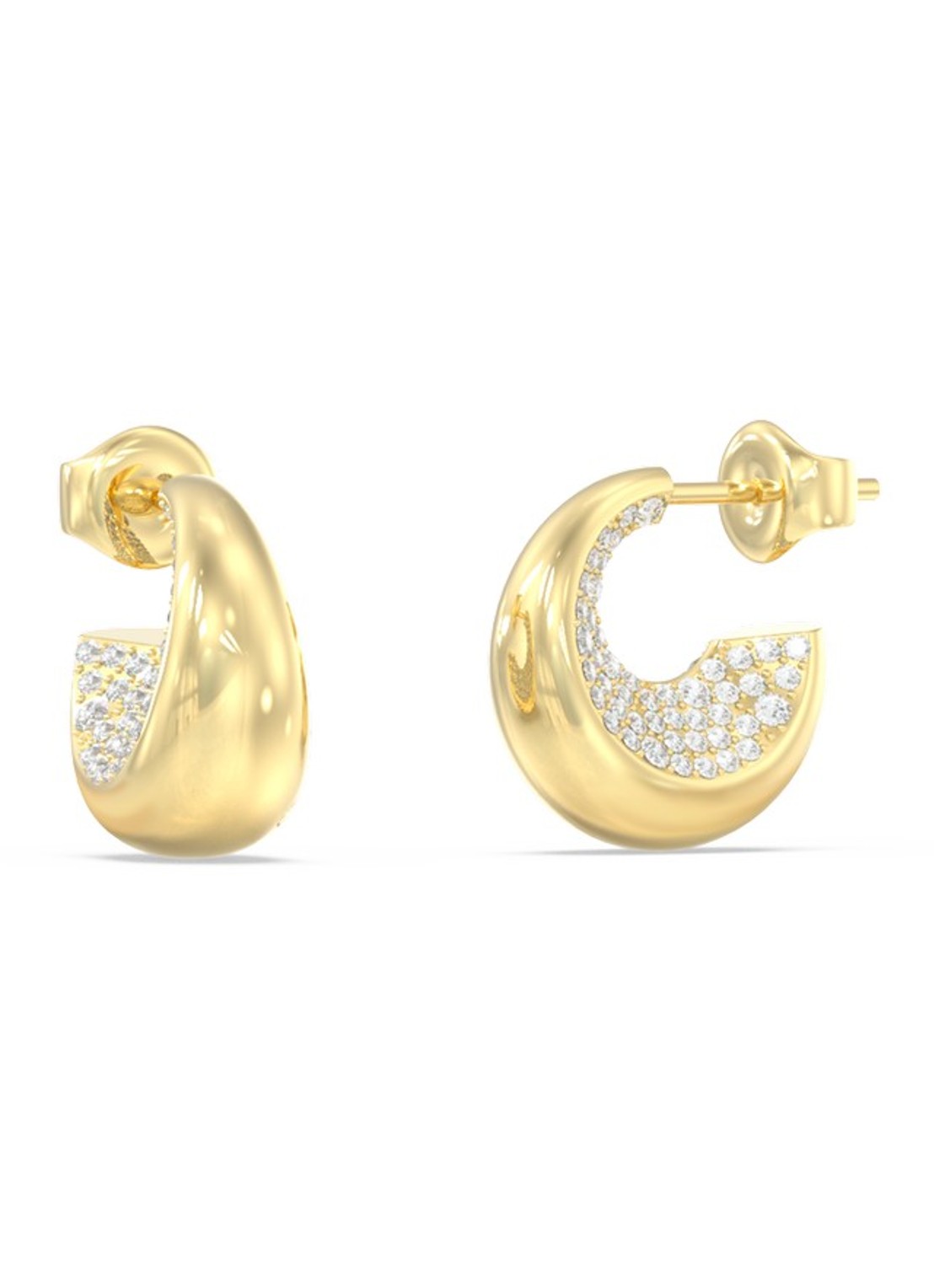 GUESS Oorringen JUBE06249JWYGT-U - voorkant goud