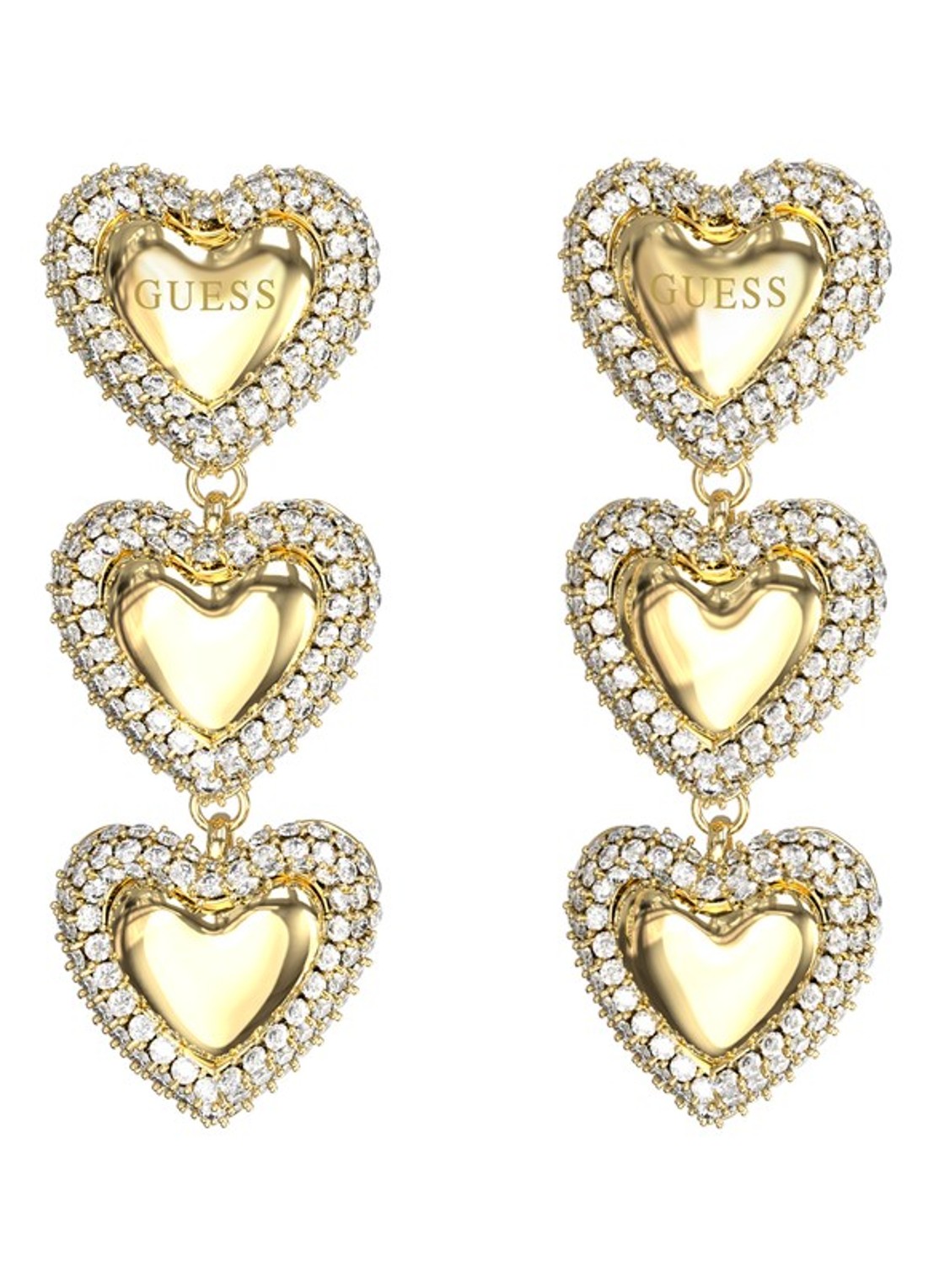 GUESS Oorstekers JUBE06011JWYGT-U - voorkant goud