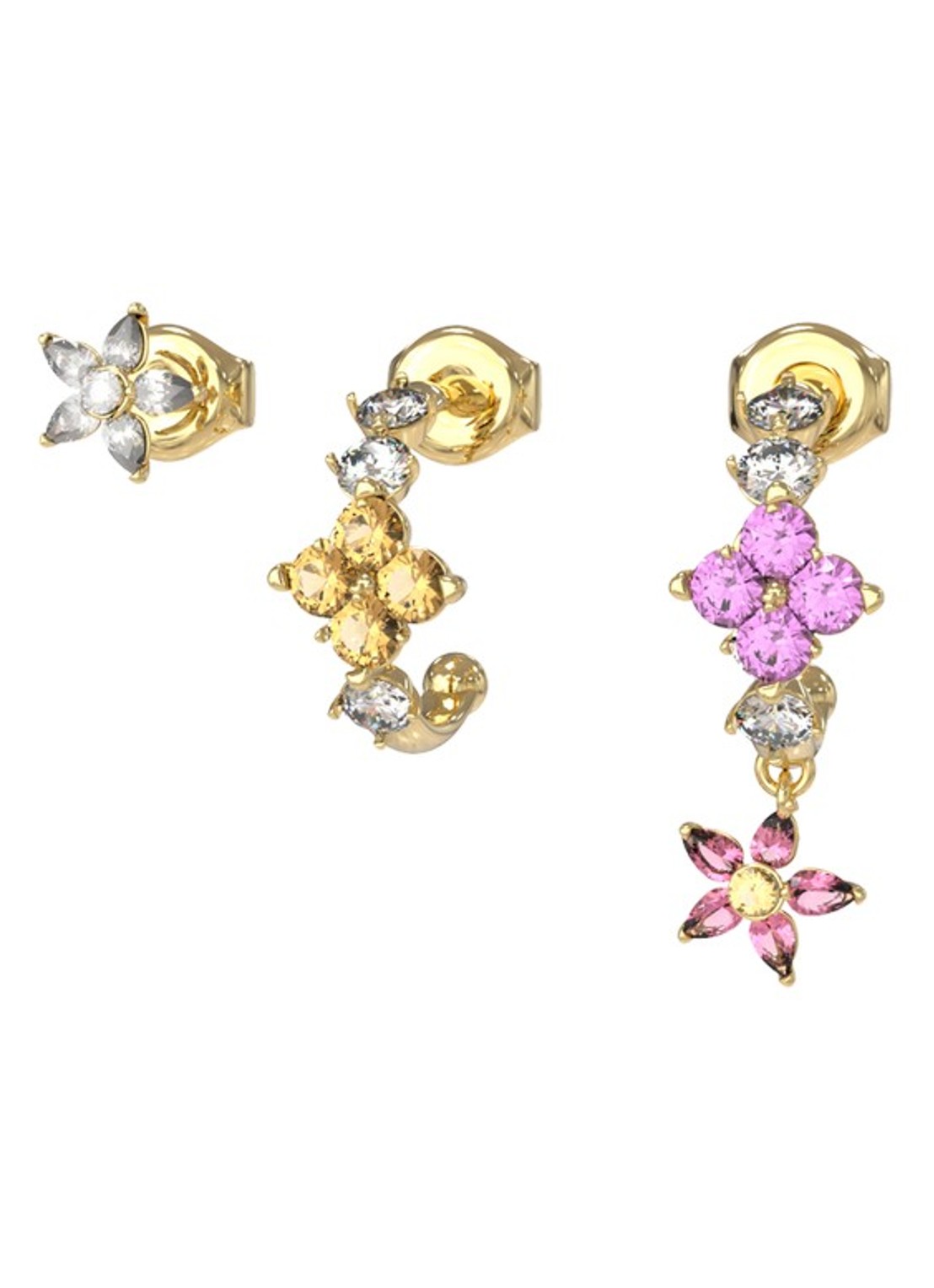 GUESS Oorstekers JUBE06035JWYGMCT-U - voorkant goud
