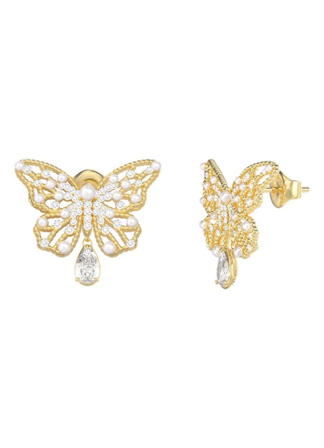 GUESS Oorstekers JUBE06117JWYGT-U - voorkant goud