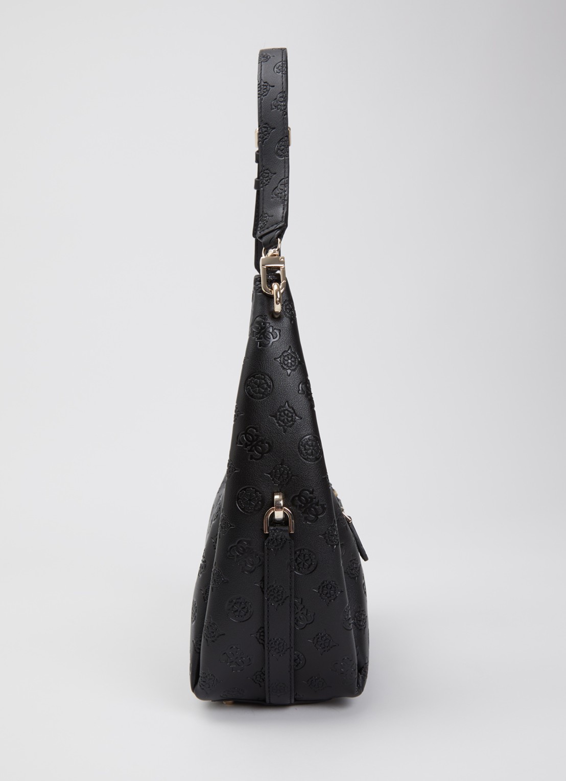 GUESS Phoebe schoudertas met logoprint - detail 4 zwart
