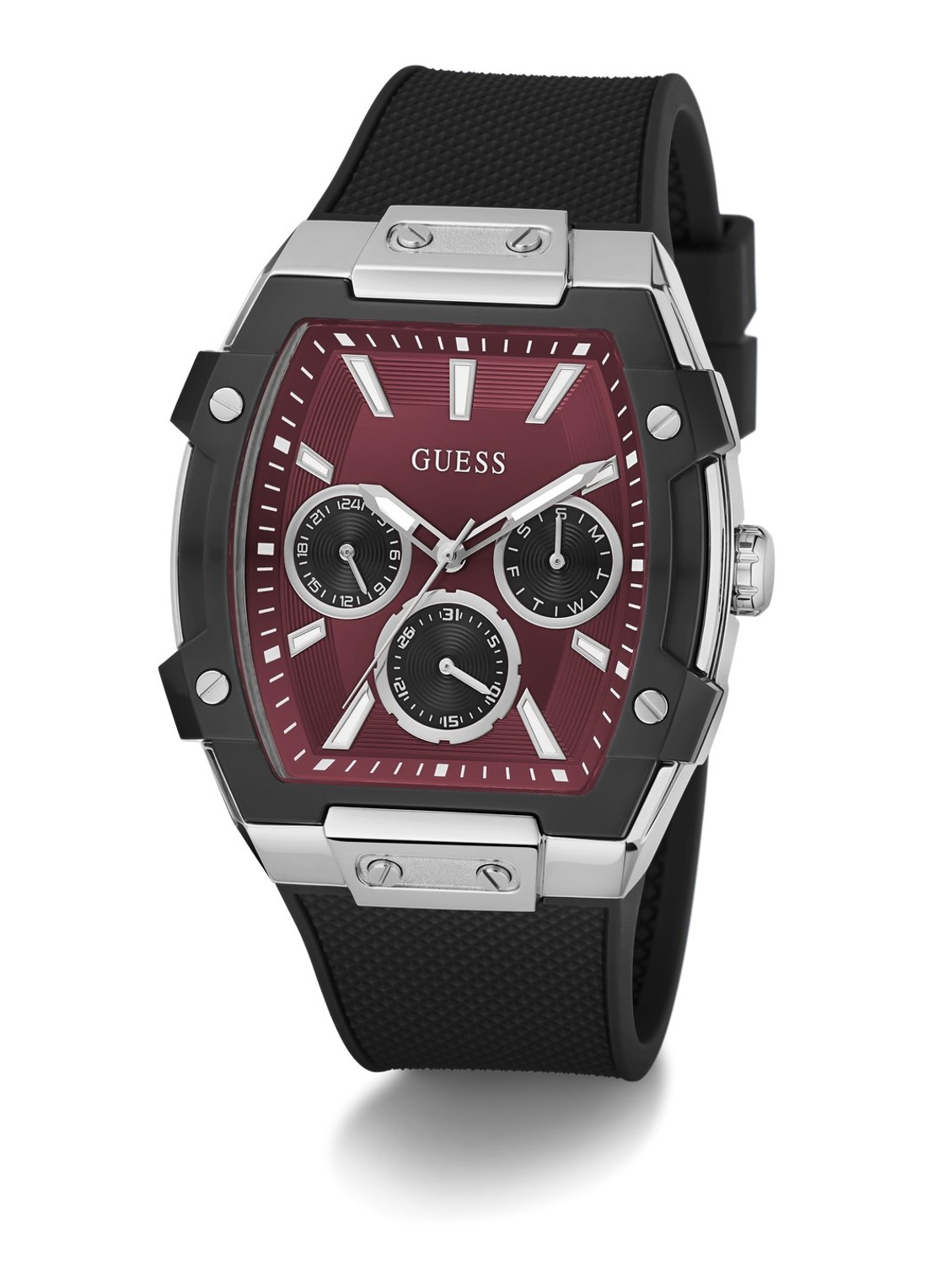GUESS Phoenix horloge GW0956G1 - detail 3 zilver