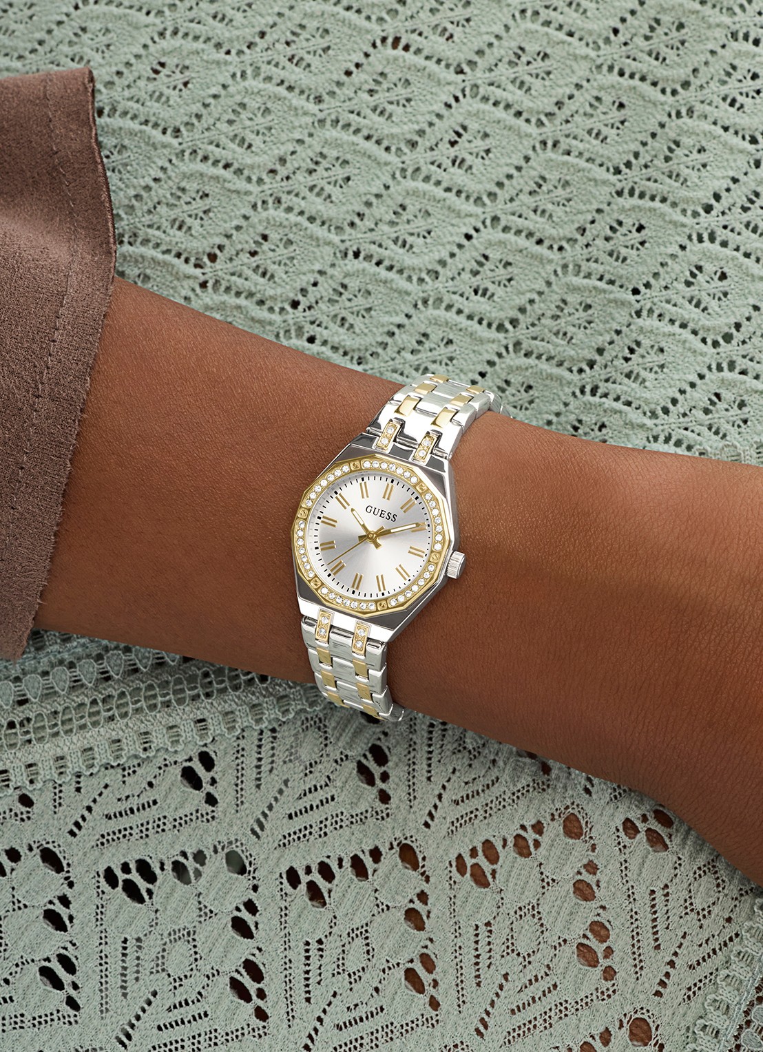 GUESS Pixie horloge GW0931L3 - detail 3 zilver