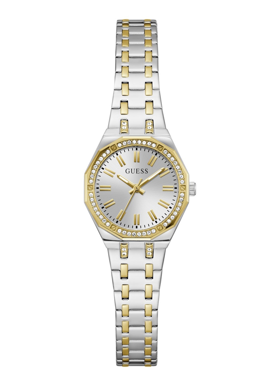 GUESS Pixie horloge GW0931L3 - voorkant zilver