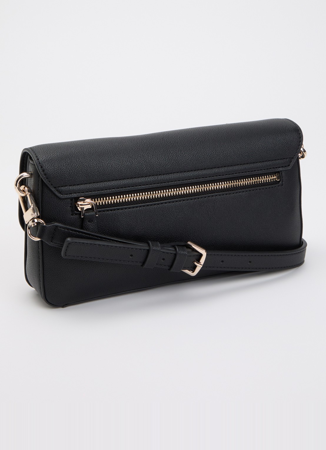 GUESS Sadie Schoudertas met strass - achterkant 2 zwart