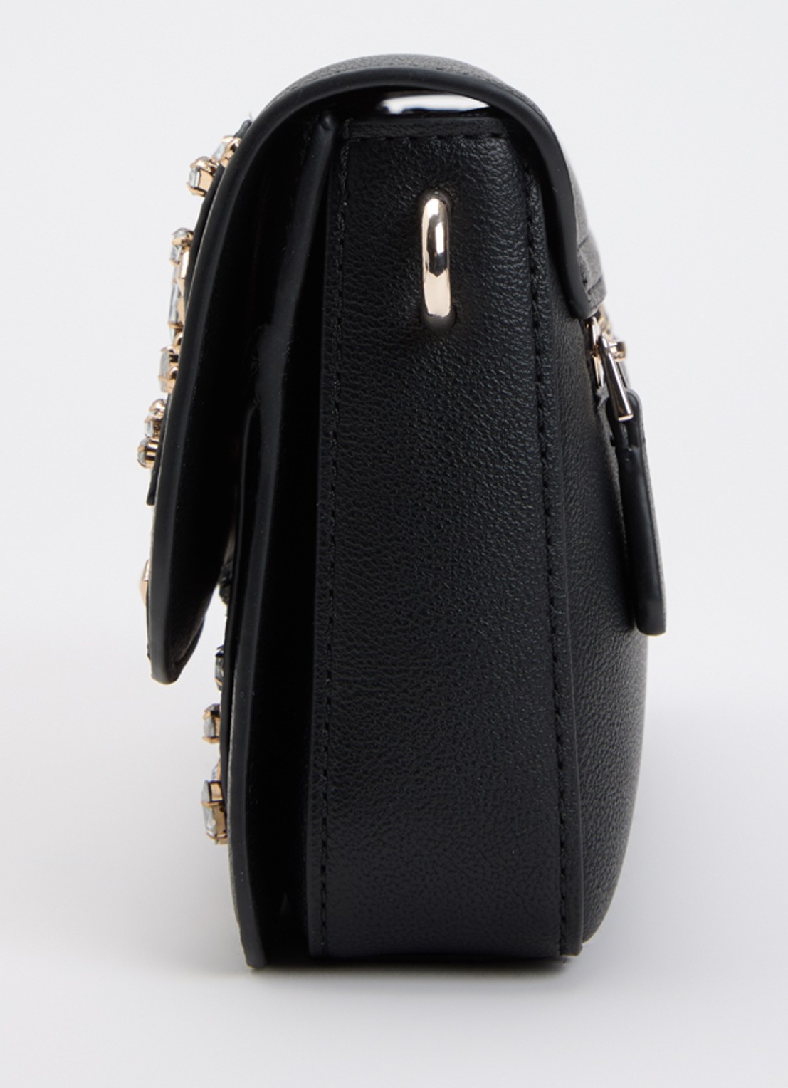 GUESS Sadie Schoudertas met strass - detail 4 zwart