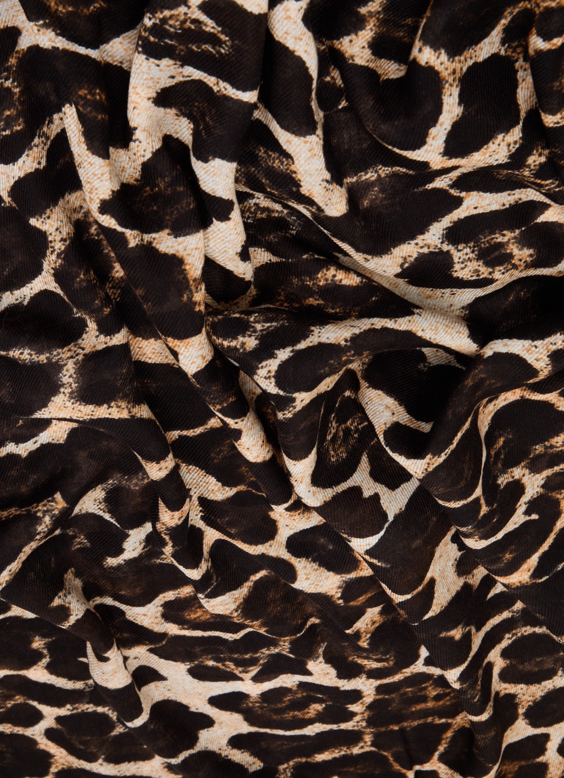 GUESS Sjaal met panterprint 200 x 85 cm  - detail 3 bruin