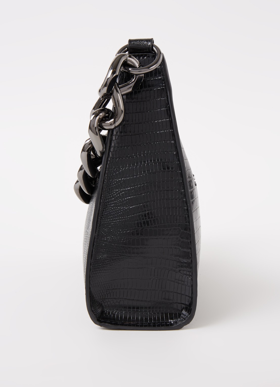 GUESS Tullia handtas met structuur - detail 2 zwart