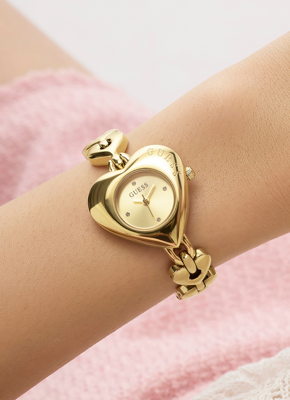 GUESS Valerie horloge GW0992L2 - detail 3 goud