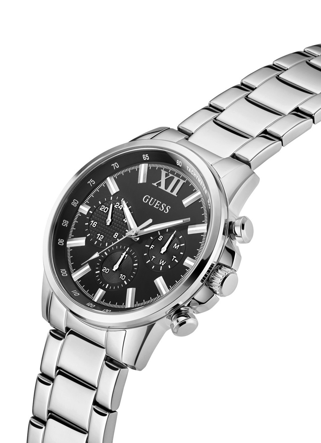 GUESS Walker horloge GW0900G1 - detail 3 zilver