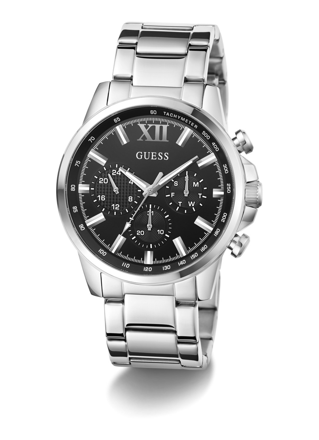 GUESS Walker horloge GW0900G1 - detail 4 zilver