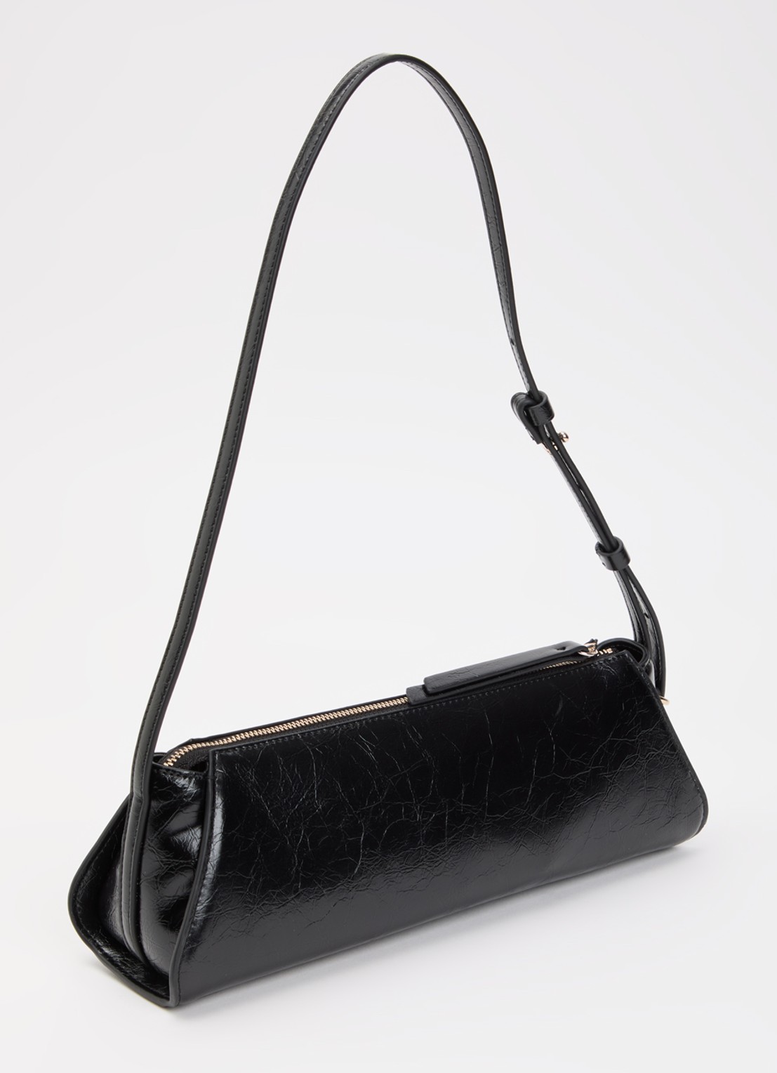 GUESS Xena schoudertas met logo - achterkant zwart
