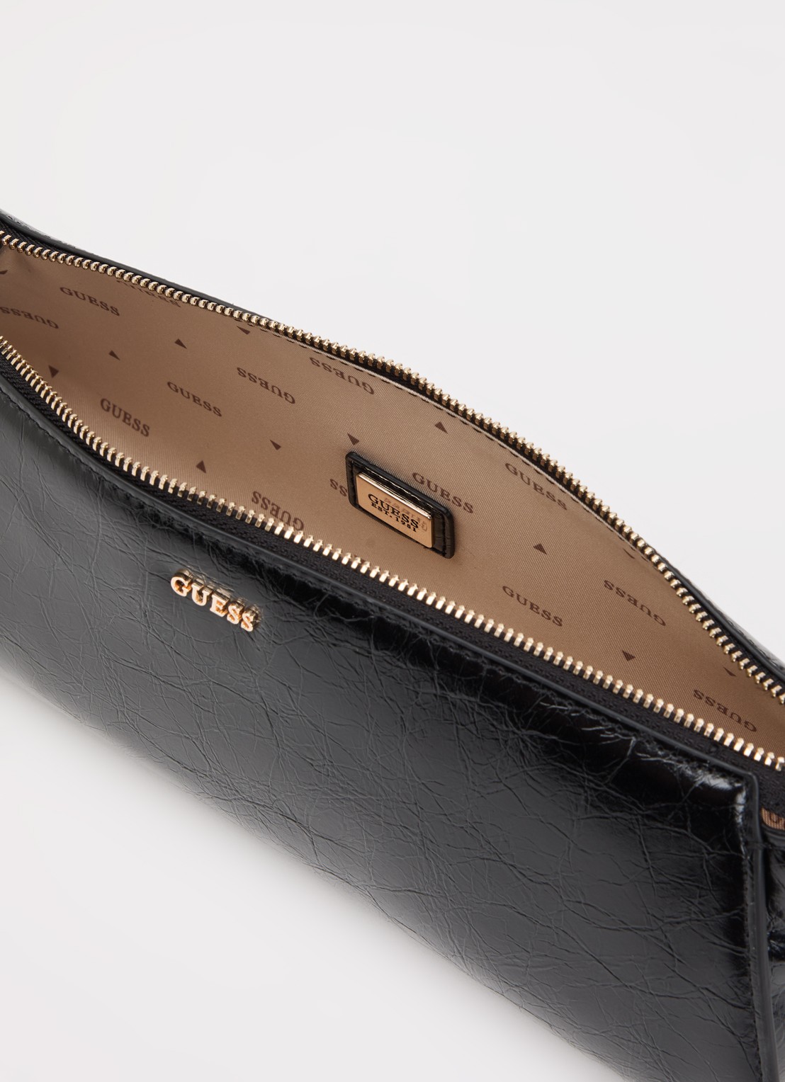 GUESS Xena schoudertas met logo - detail 3 zwart