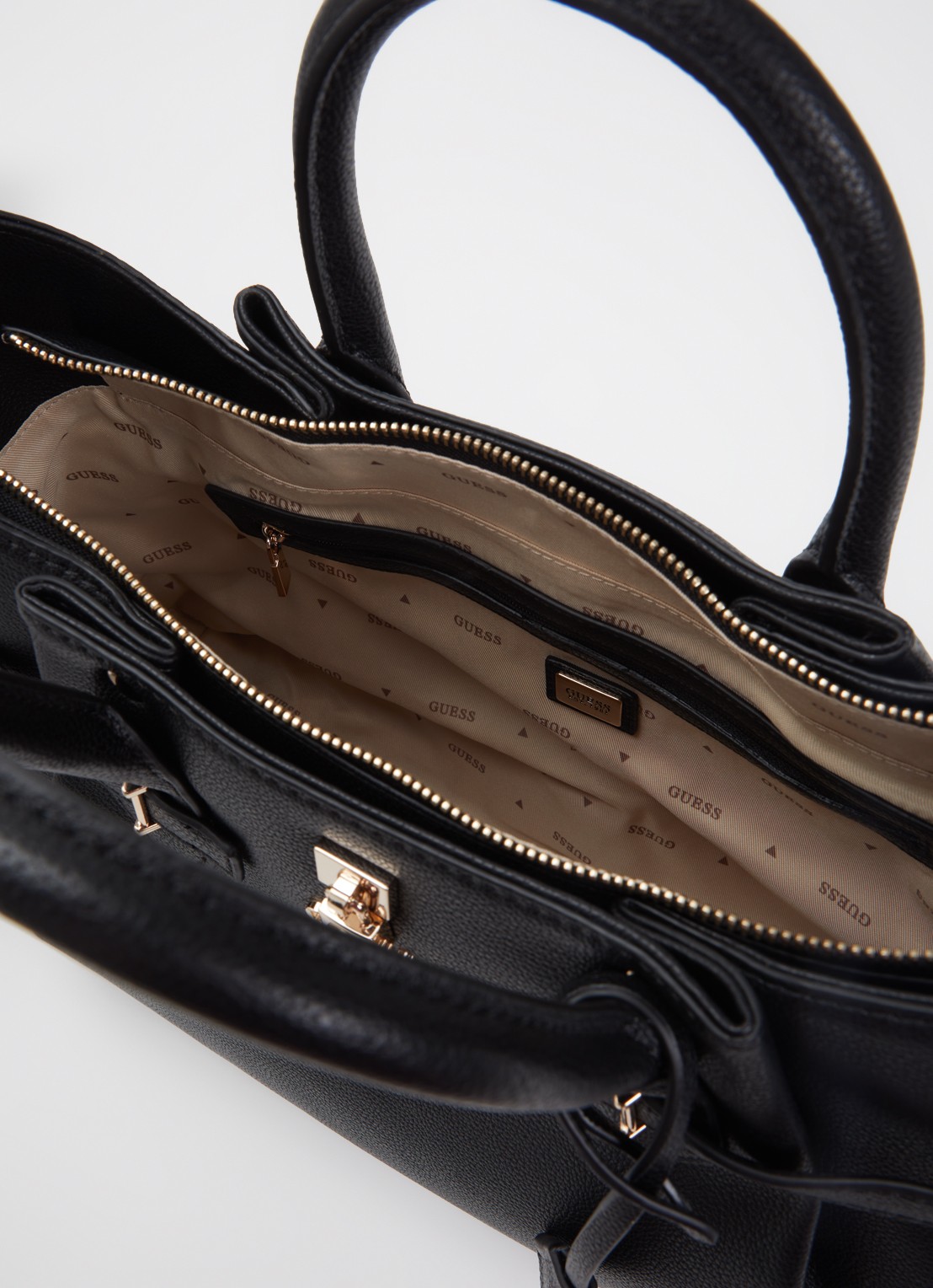 GUESS Yesba handtas met afneembare schouderriem - detail 5 zwart