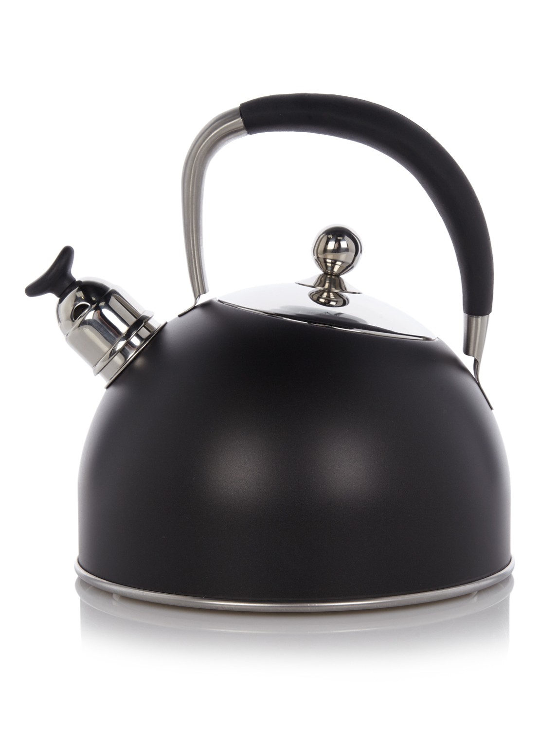 Habonne Black fluitketel 2,5 liter - voorkant zwart